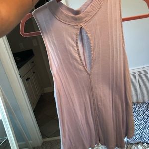 Lavender halter tank